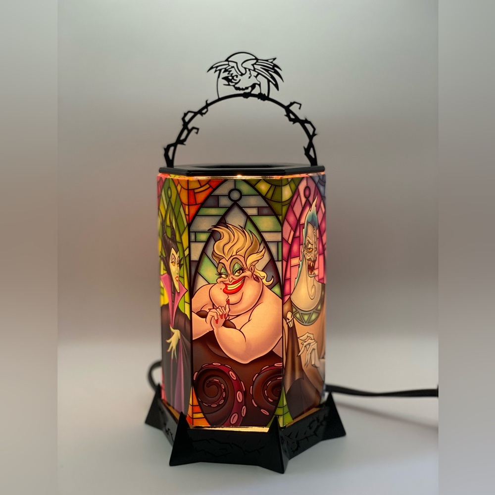 Disney Villains Stained Glass Light with Vibrant Colors